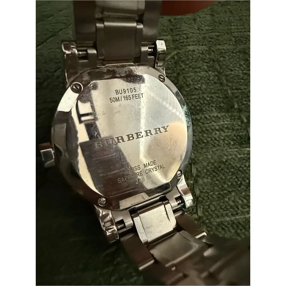 Burberry BU9105 Two-Tone Rose Gold Stainless Steel Ladies Watch